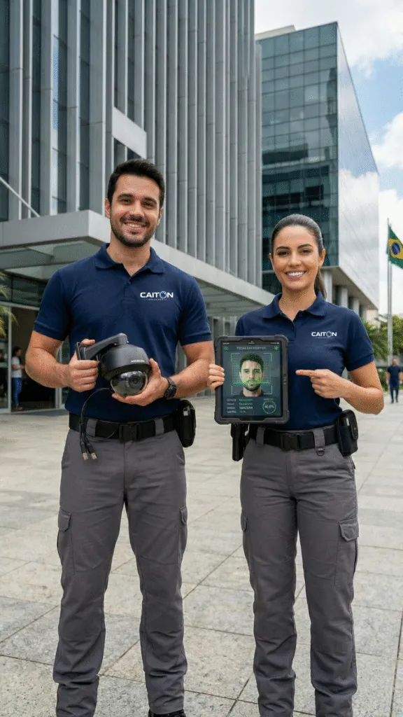 Equipe técnica da Caiton Soluções